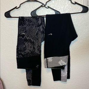 NIKE RUNNING TIGHTS (2 pair)